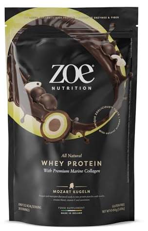 zoe Nutrition, Whey Collagen (454 g, Mozart Kugeln)
