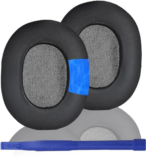 Adhiper XM5 Ersatz-Ohrpolster für Sony WH-1000XM5 (WH1000XM5) Geräuschunterdrückungs-Kopfhörer, verbesserte Kühlgel-Ohrpolster mit weichem Memory-Schaum, XM5-Ohrpolster Ersatz (schwarz)