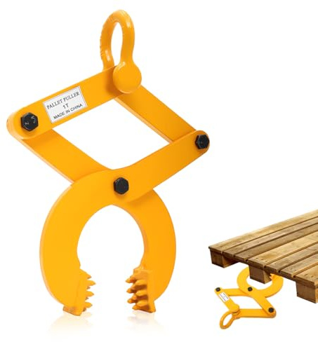 kuailebuy Pallet Puller,1T/2205 LBS Capacity Pallet Jack Puller,Heavy Duty Single Scissor Clamp