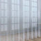 Gardinen Vorhangen Weiß 250x160 cm (BxH) Summer Gardinen mit Kräuselband Kurz Tüll Wohnzimmer Fertiggardine Küchengardinen Kurzstores Gardinenschals Modern