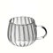 Clear Pumpkin Shaped Mug with Handle - Unique Glass Coffee Tea Beverage Cup, Perfect for Autumn and Halloween, Ideal for Cappuccinos, Latte, Juice, Granola, Parfait (Clear)