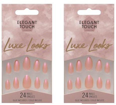 Elegant Touch Luxe Looks Crème Brulee (Pack of 2)