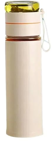 Senr Glass Inner Thermal Mug Travel Mug Vacuum Flask Leakproof Tumbler Coffee/Milk/Tea to Go Mug 570mL BPA-Free Drinkware