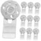 Housoutil Eleganti Elementi Di Fissaggio Per Lavello Sottotop 10 Pezzi Clip Rotonde Resistenti Facili Da Installare