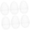 KOMBIUDA 6 Uova Di Pasqua Trasparenti Riempibili Grandi Uova Di Plastica Per Feste Caramelle Piccoli Regali Decorazione Pasquale