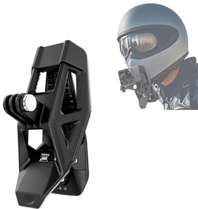 Helmet Chin Mount for GoPro Hero 13/12/11, DJI Osmo Action 5 Pro/4/3