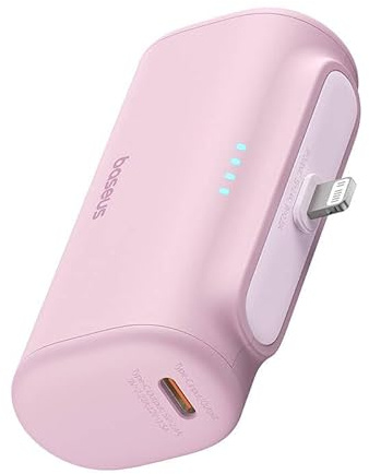 Baseus Powerbank OS Compact IP 5000 mAh 20 W (Pink)