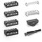 Aufsätze Schutzkamm - Set mit 1/2/3/5 mm Fixierkämmen, 0 mm Intimhautschutz & 3 mm Körperkamm -Kompatibel mit O Blade QP2734 QP2824 QP25XX QP26XX 360 Pro, Aufsätze Oblade Zubehör, 6 Stück