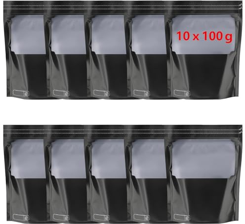 10 Stück Feuchtigkeitskontrolle Beutel Bag (58–62%),100g Wiederverwendbare Aufbewahrungsbeutel,Humidor Beutel für Lagerung von Kräutern Tee Kaffee Snacks (20cm*30cm*5cm)