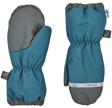 Finkid Pakkanen wetterfeste Kinder Outdoorfäustlinge mit Stulpe für Mädchen und Jungen