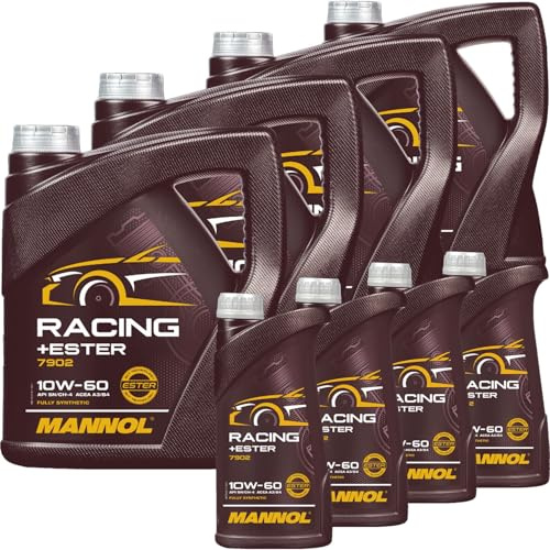 20L Mannol SAE 10W-60 Racing Vollsynthese Motoröl | Acea A3/B4, Motoröl