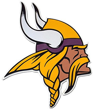 FanFave NFL Minnesota Vikings 3D Foam Wandschild