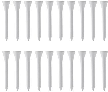Golf-Tees, Holz-Tees, Golf-Tees, Golf-Zubehör, Golfball-Nägel, 20 Stück