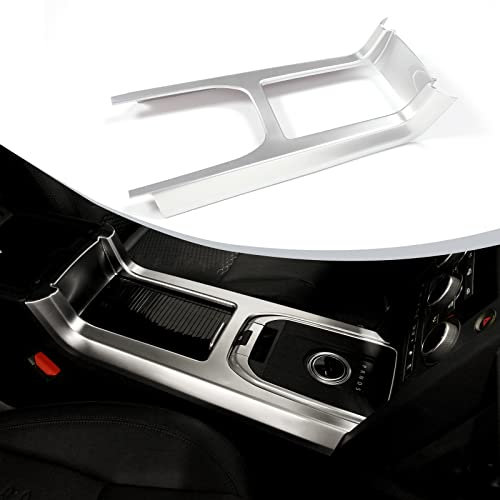 BEINSTOCK ABS Matt Silber Innenraum Zubehör Schalttafel Verkleidung Verkleidung Auto Aufkleber für Discovery Sport 2015 2016 2017 2018