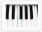 Wee Blue Coo PIANO KEYS BLACK WHITE CLOSEUP MUSIC PHOTO Poster Picture Music Canvas art