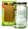 Shake It Up Jam Jar Cocktail Glass Shaker Green + Recipe Card Party BBQ Home Bar Pub