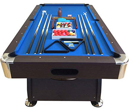 simba srl Biliardo 8ft Blu Carambola Misura Gioco 220x110cm Full Accessori New