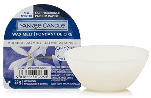 Yankee Candle Duftwachs Wax Melts | Midnight Jasmine | bis zu 8 Stunden Duft | 1 Stück