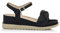 mustang Femme 50673 Sandale, Noir (Masterpiece New), 37 EU