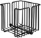 APS Serviettenhalter „Urban, Serviettenspender aus verchromtem Metall, Serviettenständer für Servietten 1/4 Falz, inkl. Beschwerer, 19 x 19 cm, 18 cm Höhe, für 150 Servietten