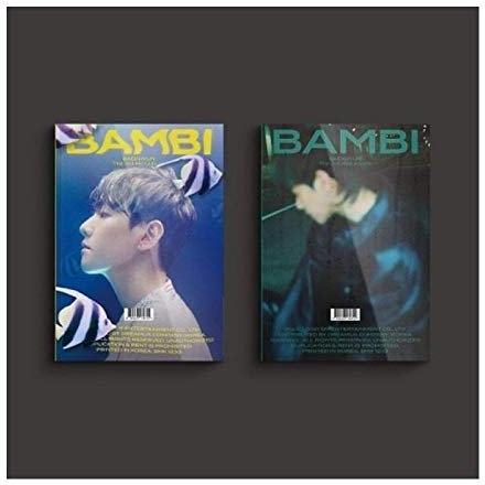 EXO Baekhyun Bambi 3. Mini-Album, Fotoalbum, Version Nachtregenschutz, CD + 2 Klappposter, 88 Seiten, Fotobuch, 24 Seiten, Songtext, transparente Karte, 1 Film, Nachrichtenfotokarten-Set, Tracking