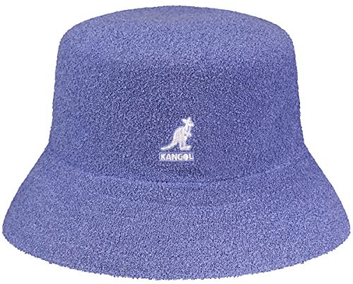 Kangol Frottee Bermuda Bucket Stoffhut Sommerhut Strandhut Sonnenhut Fischerhut (S (54-55 cm) - Flieder)