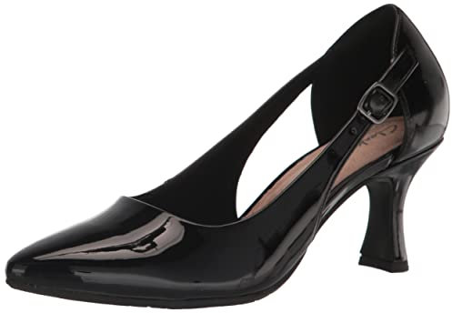 Clarks Women's Kataleyna Rae Pump, Black Patent, 8 UK