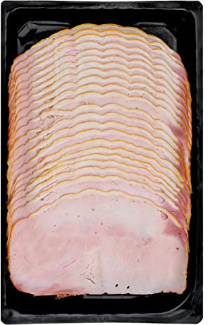 Food-United PRAGER SCHINKEN Original 4x 500g Praga-Kochschinken geschnitten Prazska Sunka aus Tschechien vom Schweine-Hinter-Kochschinken passend für die böhmische Küche Sauerkraut und Knödel