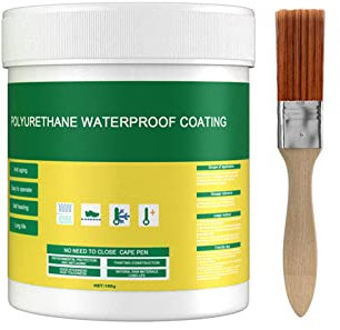 Sigillante invisibile impermeabile, rivestimento impermeabile in poliuretano, rivestimento adesivo a prova di perdite in poliuretano per il tetto del bagno di casa (100g)