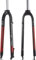 Fourche Avant De Vélo 26/27.5/29 1-1/8, Pneumatique 2.35, Frein À Disque Rigide VTT Vélo Fourche en Alliage D'aluminium Accessoires De Vélo B,26in