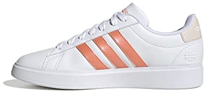 adidas Damen Grand Court 2.0 Sneaker, FTWR White Coral Fusion Wonder Quartz, 37 1/3 EU