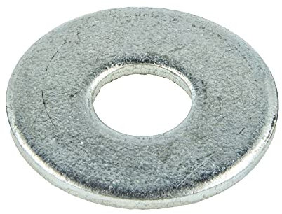 tecuro Unterlegscheiben groß M6 (6,4 x 18 x 1,6 mm) 100 Stück DIN 9021, Stahl verzinkt - USKM6VZ