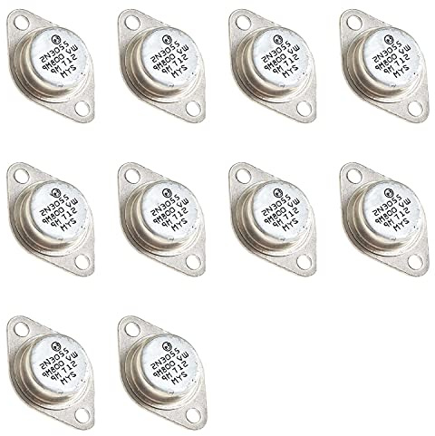 PENGLIN 10 Stück 2N3055 NPN Leistungstransistor 15A 100V 115W NPN Hochleistungstransistor 2N3055 Transistoren