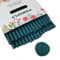 30 Stück 7mm Siegel Wachs Sticks für Klebepistole, PORXFLY Mini-Siegelwachsstäbe, ideal für Karten, Umschläge, Hochzeitseinladungen, Geschenkverpackungen, Weinpakete (Dunkelgrün)