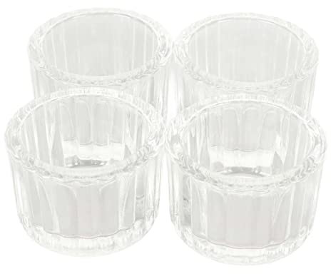 Xnferty Tealight Portavelas de Vidrio Portavelas Votivos Pequeños Patrón Portavelas de Vidrio Transparente para Centros de Mesa Portavelas de Vidrio Transparente TeaLight