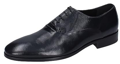 EVEET Scarpe Classiche Uomo Pelle Verniciata Blu 42 EU
