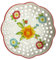 Ceramic Fruit Bowl 4-Legs, Fruit Basket for Kitchen Counter, Large Decorative Fruit Bowl for Table Countertop, 10 Ceramic Fruit Basket for Kitchen Decor, Ceramic Storage Basket for Fruit & Vegetable﻿