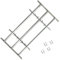 Grate per Finestre Regolabili 3 Barre Trasversali 700-1050 mm, Acier Galvanisé Inferriate per Finestre, Grate per Finestre Articoli di ferramenta (Peso 5,6KG)