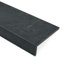 Fensterbank Innen Schwarze Fensterbankverkleidungen für den Fliesenabschluss, Acrylfensterbank-Abdeckbrett Dekorativ, Austausch Wasserdichter Erkerfenster(Color:L-80cm/31.5in,Size:W-50cm/19.7in)