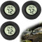 Riisoyu 3 Stück Hygrometer Thermometer, LCD Monitor Innen Feuchtigkeitsmesser Mini Digital Hygrometer Thermometer Zimmerthermometer Hygrometer für Innen Büro Wohnzimmer, Schwarz Rund