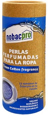 NobacPro | Perlas Perfumadas para la Ropa | 30 Lavados | Fragancia de Larga Duración | Sin Químicos Dañinos | Ideal para Pieles Sensibles y Todo Tipo de Tejidos