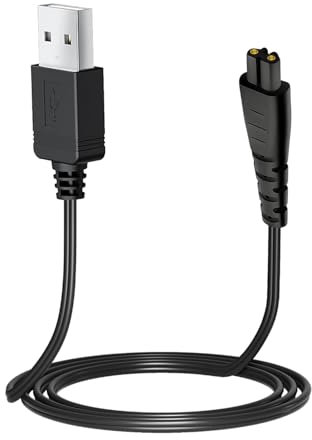 Lonnky 5V USB Charging Cable Compatible with Remington Beard Trimmer HC4250,MB4200,MB6850,MB4130,XR1330,XR1350,XR1450 Replacement Charger, 1.2 Meter
