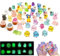 ARTGUTS Lot de 50 mini animaux en résine, colorés et lumineux, pour jardins paysagers miniatures et décorations de bonsaï (style aléatoire)