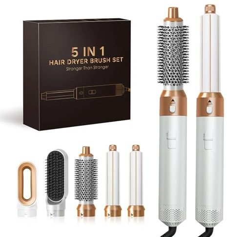 GLATO 5 in 1 Hairstyler, Airstyler, True Glow, Multihaarstyler, Airstyler, 5 in 1 Haarstyler, 7 Magic Haarstyler,