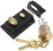 Didiseaon 1 Set Di Serrature Per Porte Antiche Serrature Per Porte D'Ingresso Vintage Serrature Per Porte Vintage Serratura Per Porta In Legno Vintage Chiavistello Antico Serratura