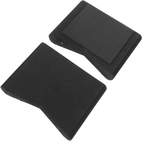 1 Paar Trommel Fußpedalstopper aus Eva Schwarz für Bassdrum | Hi Hat und Pedalverankerung, Rutschfeste Befestigung für Holz und Lagerung, Musikzubehör