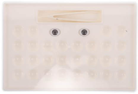 SHERCHPRY Contact Lens Storage Box Small Lens Display Holder Case Organizer for Travel and Home Use for Displaying Contact Lenses at Parties