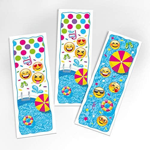 Mitgebsel Kindergeburtstag 12 Lesezeichen Schwimmbad Mitgebsel für Geburtstag Jungen Jungs Mädchen/Gastgeschenk Giveaways Pool-Party