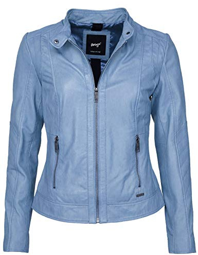 Maze Damen Lederjacke Marcie Lightblue S