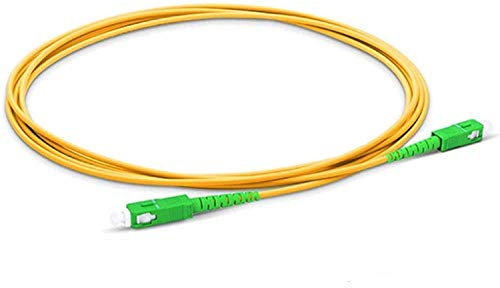 Cable de Fibra Óptica Monomodo compatible Router FTTH - 9/125 OS2 - SC/APC-SC/APC Simplex (5 M)